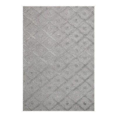 Doria Circle grå - maskinvevd teppe