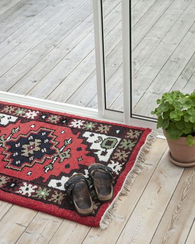 Indo Hamadan - håndvevet dørmatte