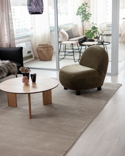 Skimmer sand – håndvevd ullteppe