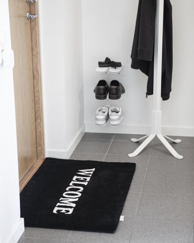 Welcome svart – dørmatte