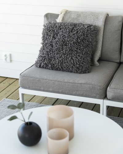 Wooly grey – kunstig saueskinnspute