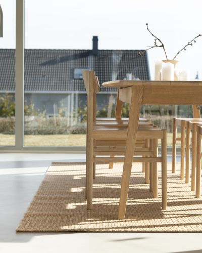 Pampa beige - flatvevd teppe