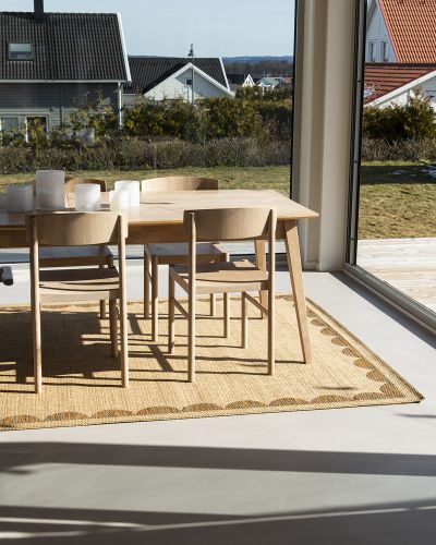 Bella natur/multi - flatvevd teppe