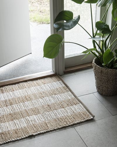Bidar beige - dørmatte