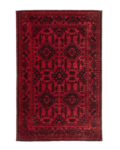Afghany rød - maskinvevd teppe