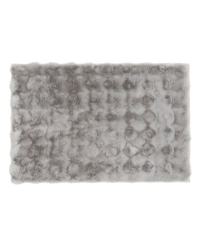 Cloud sølvgrå - baderomsmatte