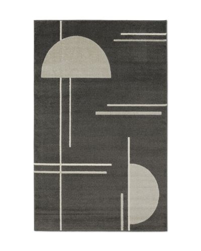 Florence Modern svart – maskinvevd teppe