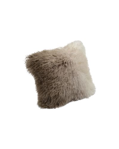 Shansi saueskinnspute - degradé beige