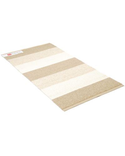 Klara Soft beige/hvit - plast- og garnteppe