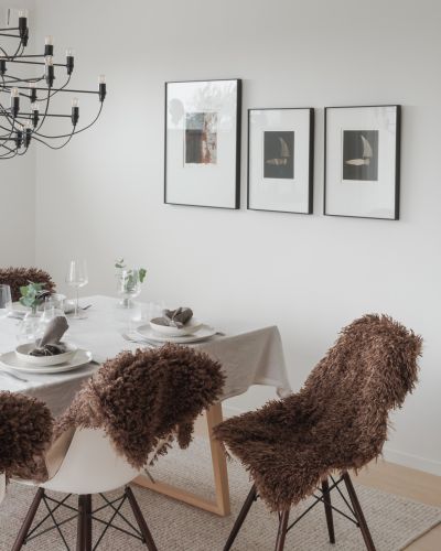 Wooly brown – kunstig saueskinn
