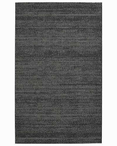 Palma plain svart – flatvevd teppe