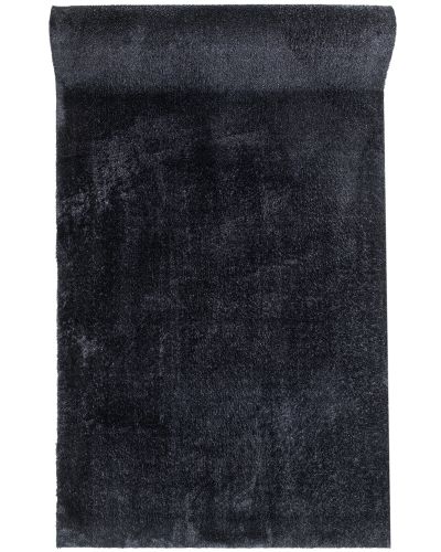 Elegant soft svart – entrématte i metervare