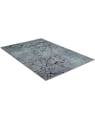 Diva grå/svart – maskinvevd teppe 