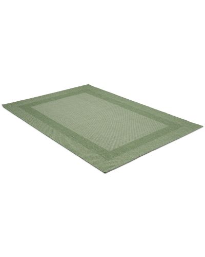 Adria grønn - flatvevd teppe
