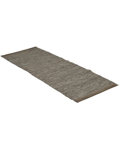 Leather rug wood - fillerye