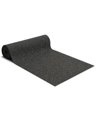 Comfort svart/grå – gummimatte/gymmatte hel rull 10 meter