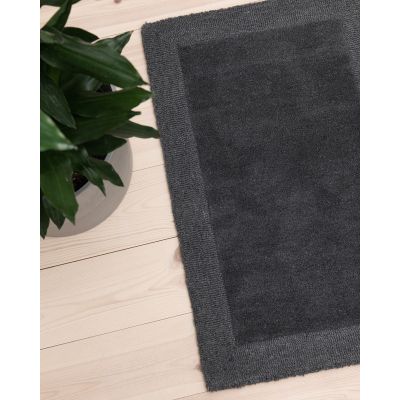 Plain mørk grå – dørmatte