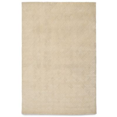 Chamonix white – håndvevd ullteppe