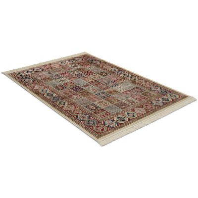 Bahktiari beige - kunstsilketeppe