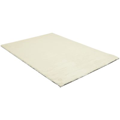 Super Cosy hvit - maskinvevd teppe