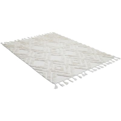 Copenhagen wool ivory – håndvevd ullteppe 