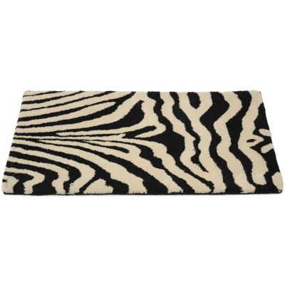 Zebra svart/hvit - dørmatte