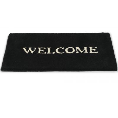 Welcome svart – dørmatte