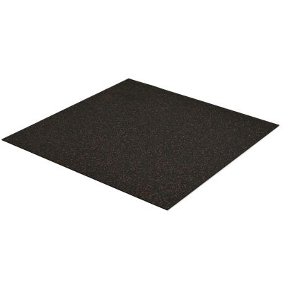 Comfort svart/rød – gummimatte/gymmatte