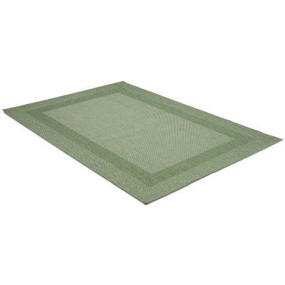 Adria grønn - flatvevd teppe