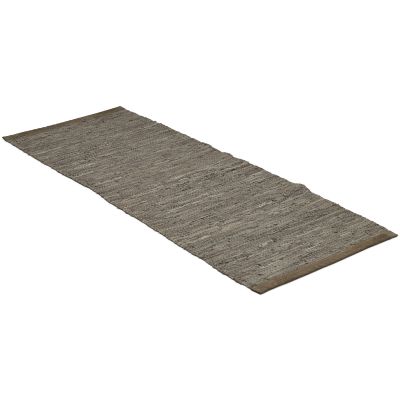 Leather rug wood - fillerye