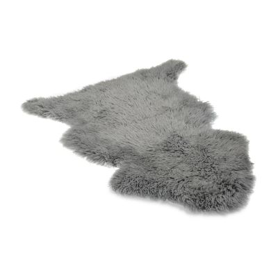 Frizzy saueskinn - lysegrå