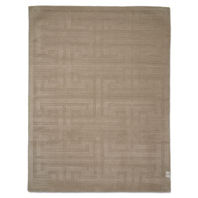 Key wool beige - håndtuftet ullteppe