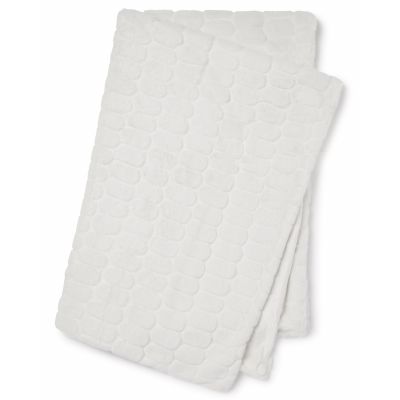 Bubble ivory – pledd i kunststoff