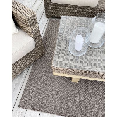 Pampero taupe – flatvevd teppe 