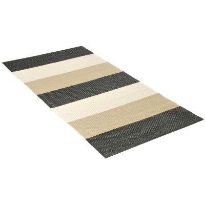 Klara svart/beige - plastteppe