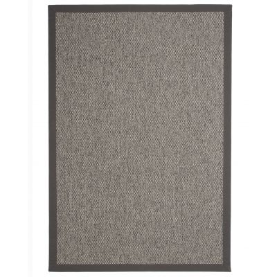 Rustik taupe/grå - flatvevd teppe
