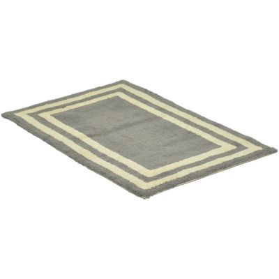 Firenze simply titan/hvit - baderomsmatte