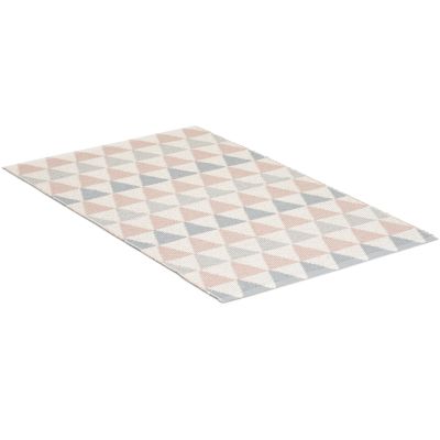 Tribus rosa/grå - plastteppe