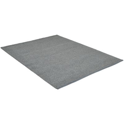Sarek grey metallic - håndvevd ullteppe