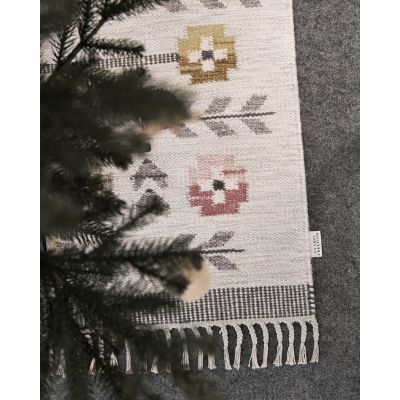 Victoria multi – håndvevd ullteppe