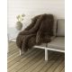 Wooly brown – kunstig saueskinnspledd