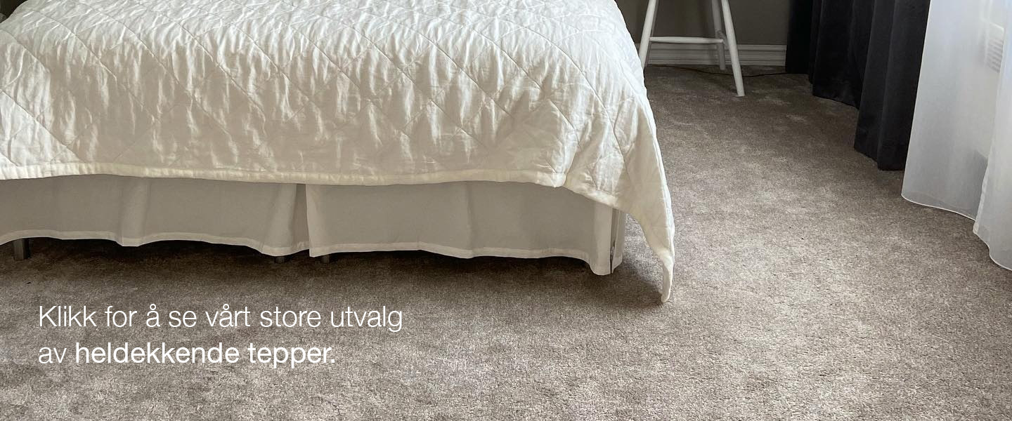 Klikk for å se vårt store utvalg av heldekkende tepper